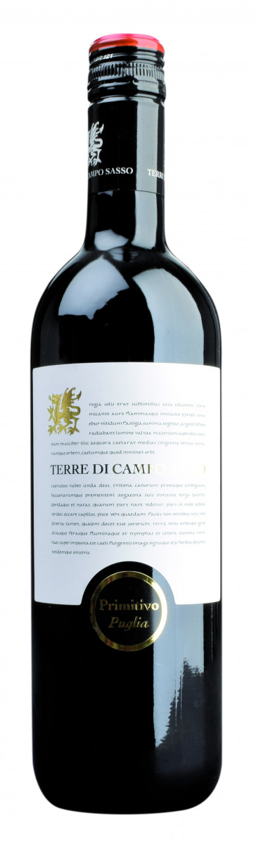 Primitivo Puglia IGT (Terre di Campo Sasso) - Rotwein aus Apulien